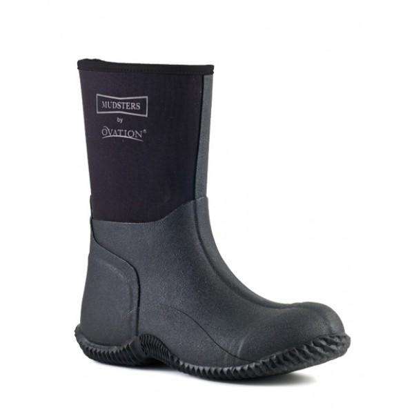 Ovation Mudster Mid Calf Barn Boot Lifestyle Boots 6.5-7 Black/Black/Black