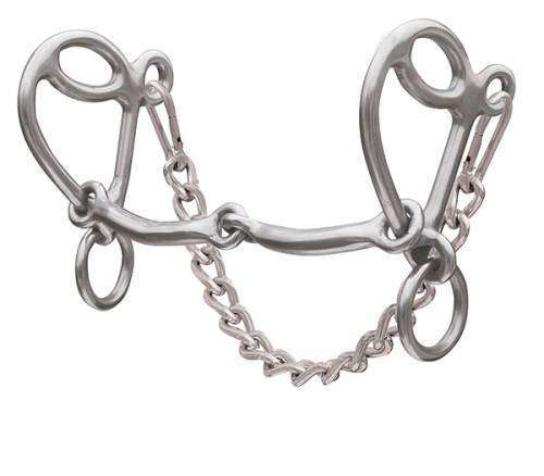 Professional's Choice Loose Ring Gag Snaffle Western Horse Bits Professional's Choice Silver 
