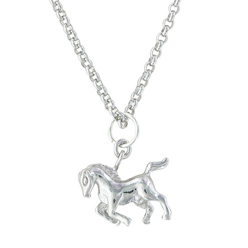 Montana Silversmiths Prancing Horse Earrings and Necklace Jewelry Montana Silversmiths Necklace 