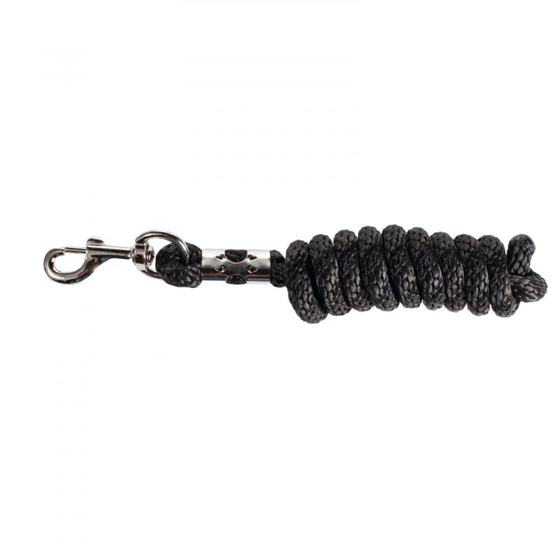 Black Horze Poly Lead Rope Leads on horse