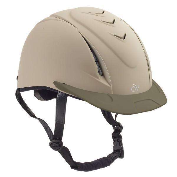 Ovation Deluxe Schooler Helmet Riding Helmets Ovation XS/S Tan 
