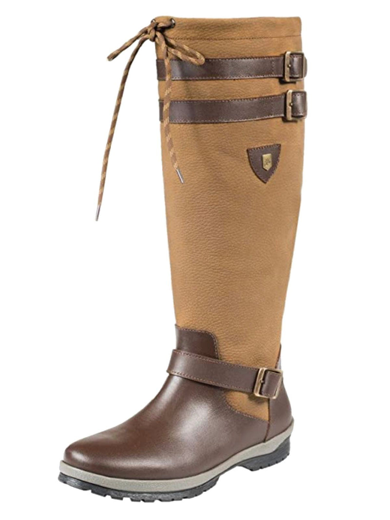 Horze Crescendo Barron Waterproof Tall Boots English Tall Boots Horze Brown 6 